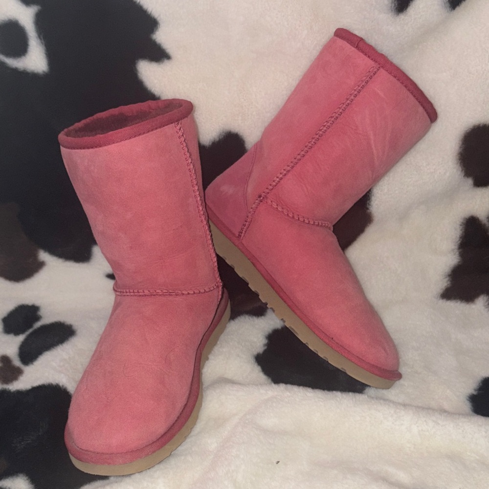 UGG Pink Winter Boots